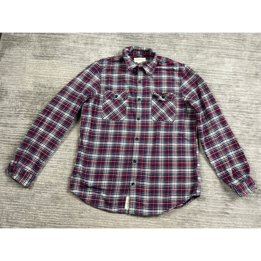 Denim & Supply Ralph Lauren Shirt Mens XL Red Blue Plaid Flannel Button Down